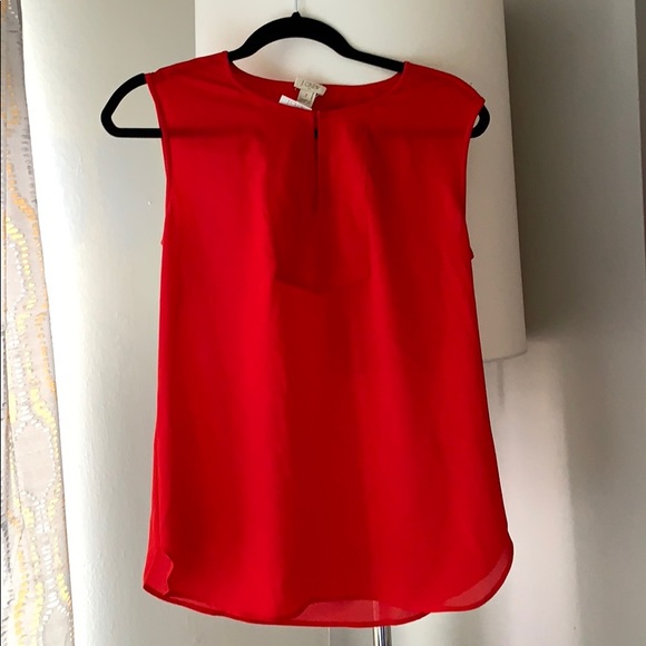 J. Crew Drapey Keyhole Top - Picture 1 of 4